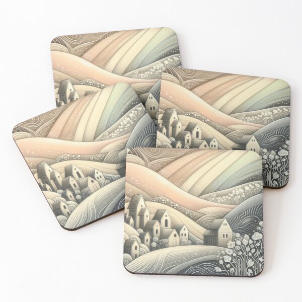 Item preview, Dreamy Village designed and sold by Beyondnote-Art.