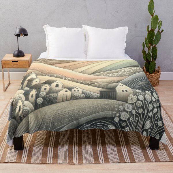 Item preview, Dreamy Village designed and sold by Beyondnote-Art.