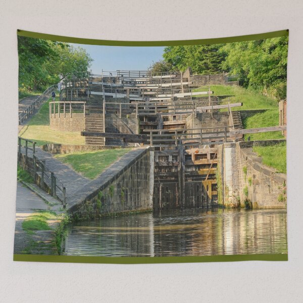 Item preview, Bingley Five Rise Locks designed and sold by Alisonchambers2.