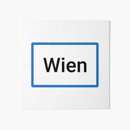 Item preview, Wien Place Name Sign designed and sold by lukassfr.