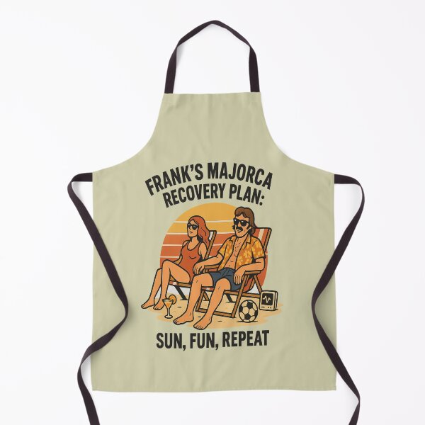 Item preview, Frank’s Majorca Recovery Plan – Retro Football T-Shirt designed and sold by SMB Dept..