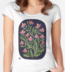 The Red Flowers Women's Fitted Scoop T-Shirt