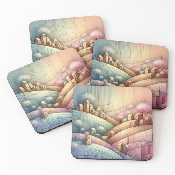 Item preview, Dreamy Village designed and sold by Beyondnote-Art.
