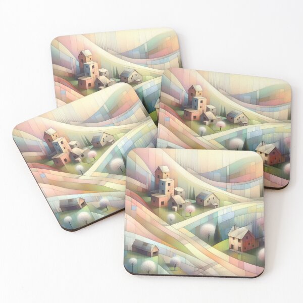 Item preview, Dreamy Village designed and sold by Beyondnote-Art.