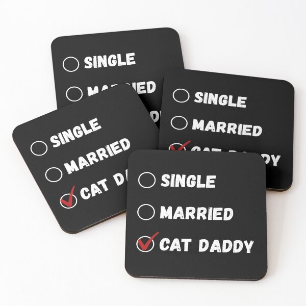 Item preview, Single Married Cat Daddy, Cat Lover Shirt designed and sold by Sleepy Cat Design.