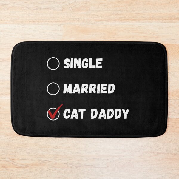 Item preview, Single Married Cat Daddy, Cat Lover Shirt designed and sold by Sleepy Cat Design.
