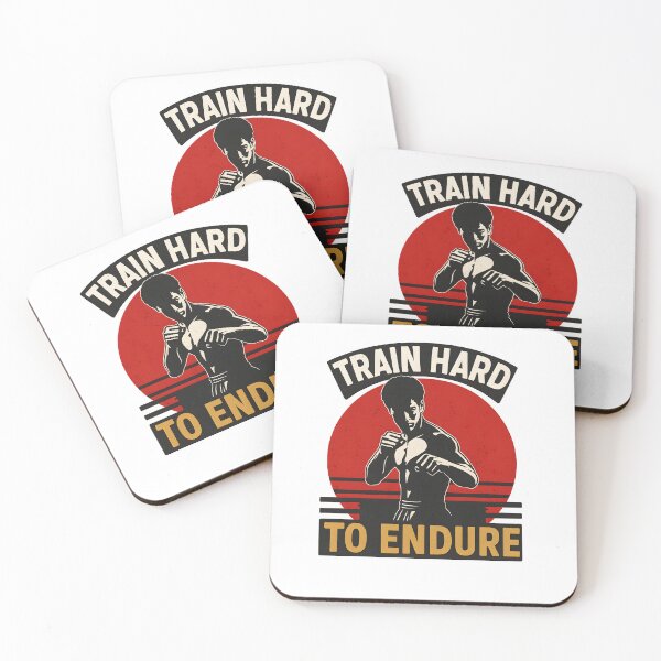 Item preview, Train Hard to Endure – Vintage Martial Arts Fighter T-Shirt designed and sold by InkArtHobby.