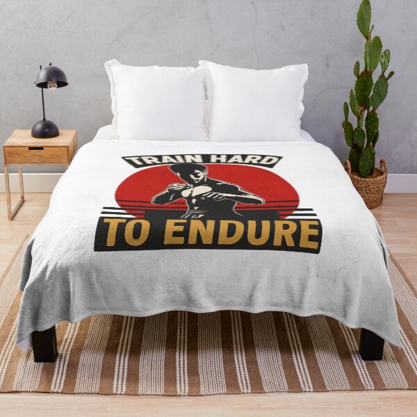 Item preview, Train Hard to Endure – Vintage Martial Arts Fighter T-Shirt designed and sold by InkArtHobby.