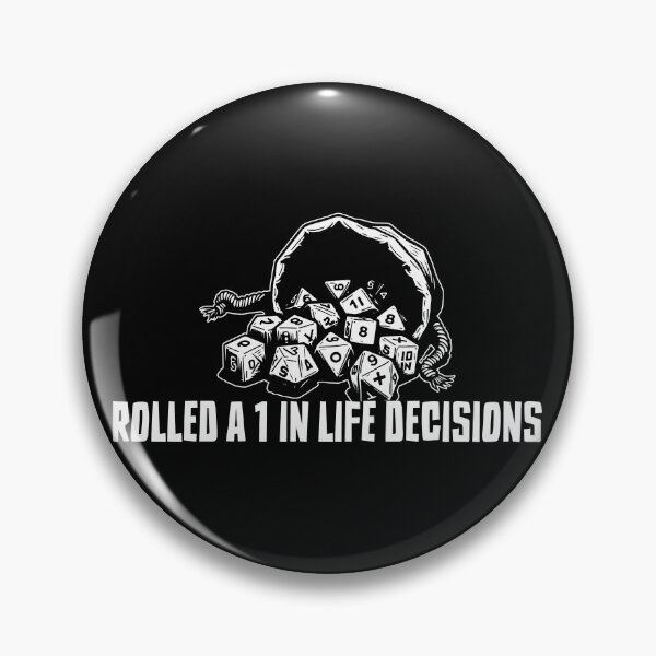 Item preview, Rolled a 1 in Life Decisions Funny Gamer designed and sold by Guerrilla-Dx.