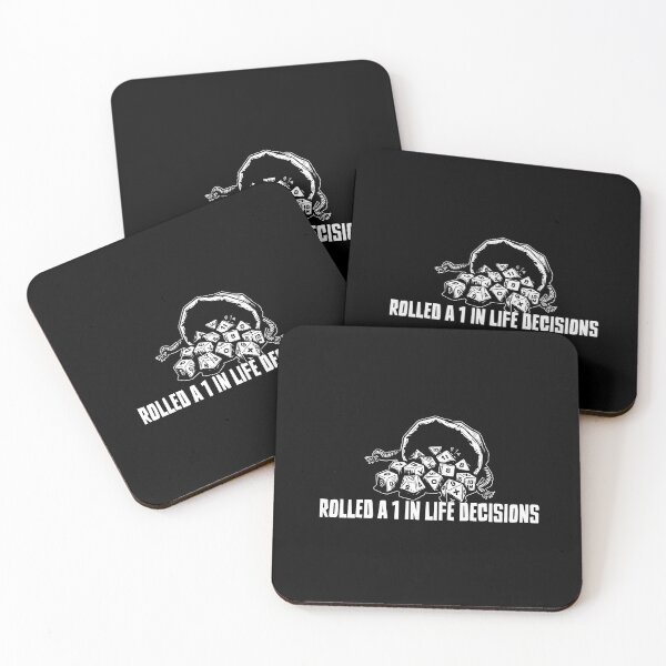 Item preview, Rolled a 1 in Life Decisions Funny Gamer designed and sold by Guerrilla-Dx.