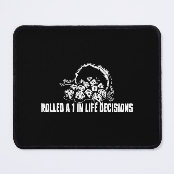 Item preview, Rolled a 1 in Life Decisions Funny Gamer designed and sold by Guerrilla-Dx.