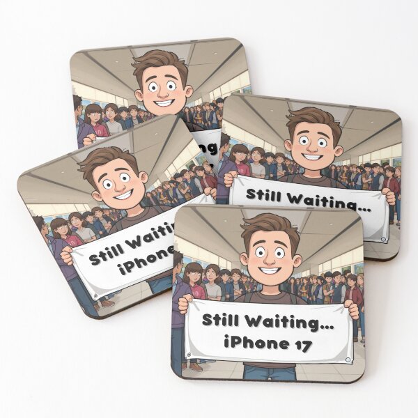 Item preview, Still Waiting for iPhone – Funny Apple Event Fan Art designed and sold by fusionwears.