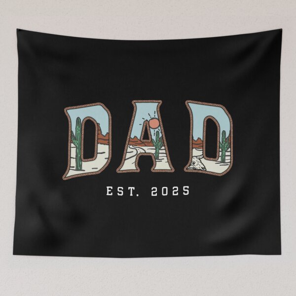 Item preview, Cowboy Dad Est 2025 designed and sold by ParadoxoMario.