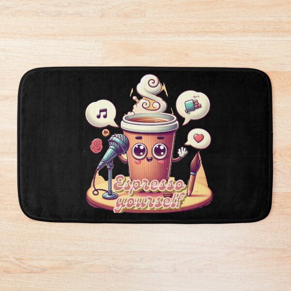 Item preview, Espresso Yourself – Funny Coffee Quote Design 4 designed and sold by ShivThulirVerse.