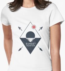 Sunset Hunter Women's Fitted T-Shirt