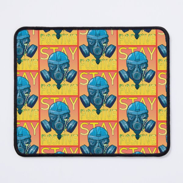 Item preview, Vibrant Stay Positive Gas Mask designed and sold by ArinkaDzu-shop.