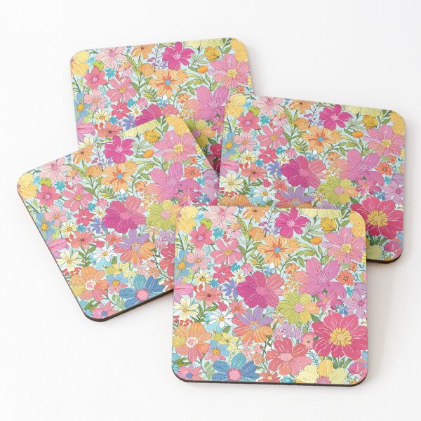 Item preview, Coloured Flowers designed and sold by CoolPixels.
