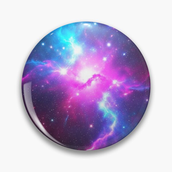 Item preview, Mystic Cosmic Nebula Glow – Vibrant Space Art Dark Wallpaper designed and sold by SoulMint.