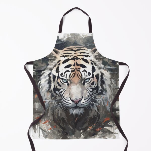 Item preview, Bengal Tiger – Temple Guardian | Asian Fantasy Art | Mythical Warrior Beast designed and sold by Daagath.