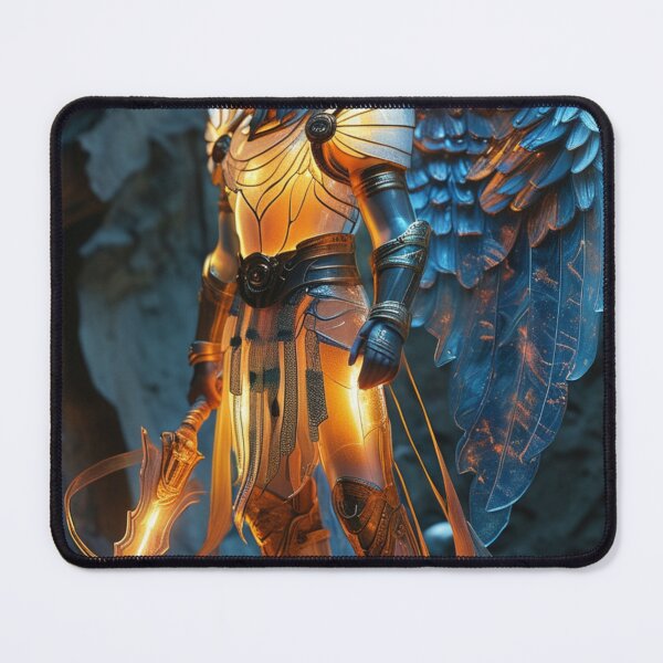 Item preview, Celestial Being Fantasy Angel Art, Golden Armor, Home Decor designed and sold by Spectime.