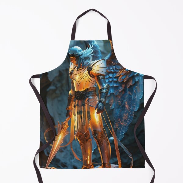 Item preview, Celestial Being Fantasy Angel Art, Golden Armor, Home Decor designed and sold by Spectime.