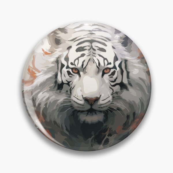 Item preview, Spirit of the Tiger – Mystical White & Bengal Tigers in Eastern Fantasy Setting | Powerful animal art design  designed and sold by Daagath.