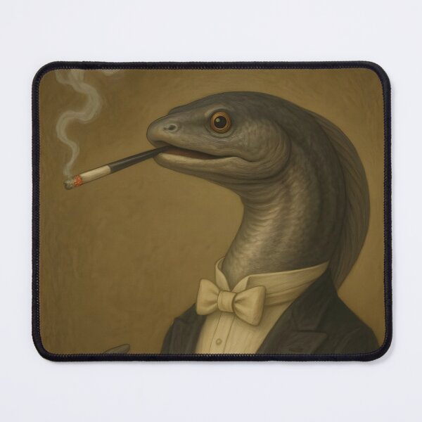Item preview, Fancy Eel Smoking a Cigarette on a long holder designed and sold by voraciousways.