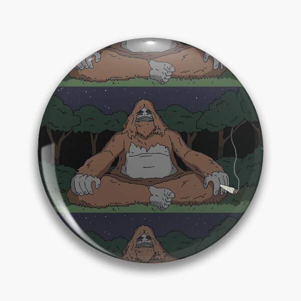 Item preview, Sassy Sasquatch Smoking Design designed and sold by Quinn-Art.
