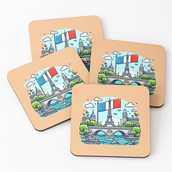 Item preview,  Pont Alexandre III & River – Minimalist France Watercolor Art,  designed and sold by PaintMeWorld.