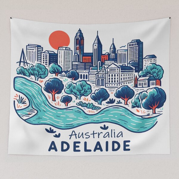 Item preview, Adelaide Australia  designed and sold by WanderlustCoCo.