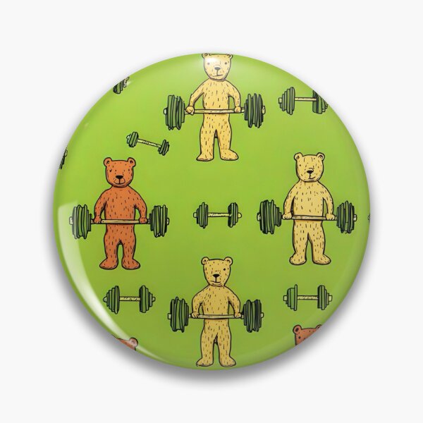 Item preview, body builder teddy bears designed and sold by Nikoprapra.