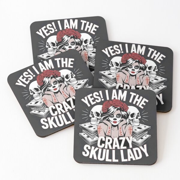 Item preview, Crazy Skull lady designed and sold by Joshuasanga76a.