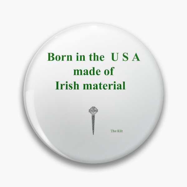 Item preview, Born in the USA (Irish) designed and sold by Murph's Images.