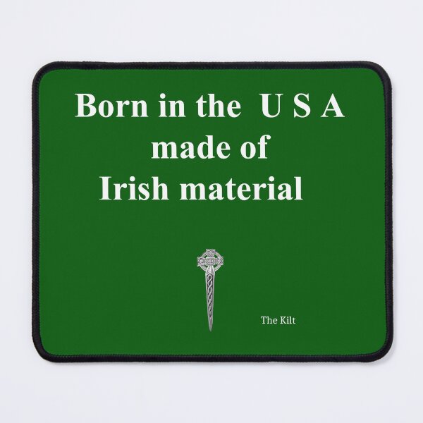 Item preview, Born in the USA (Irish) designed and sold by Murph's Images.