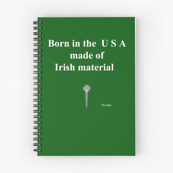 Item preview, Born in the USA (Irish) designed and sold by Murph's Images.