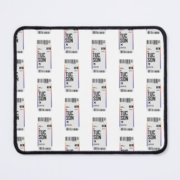 Item preview, Tucson Boarding Pass Sticker designed and sold by TulipaGraphics.