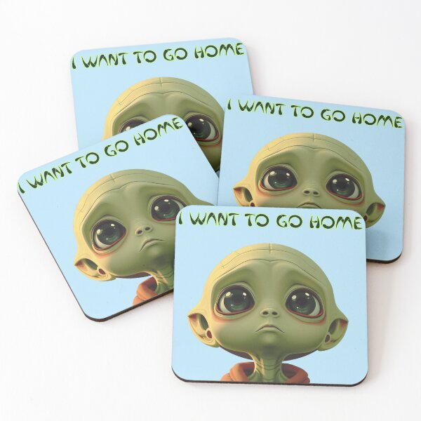 Aperçu de l'œuvre Cute alien créée et vendue par Elite Print Studio.