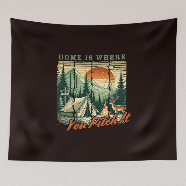 Item preview, Home is Where You Pitch it designed and sold by karyalangit.