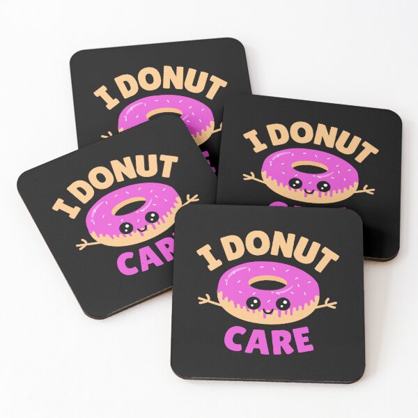 Item preview, I Donut Care.Funny Donut Pun designed and sold by aussieexplore.