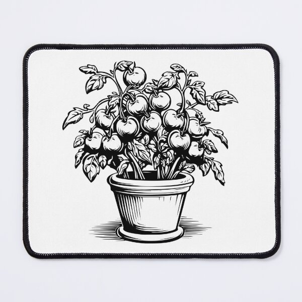 Item preview, Potted Tomato Plant Ripe Fresh Vine Cherry Fruit Garden designed and sold by inkoutninja.