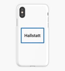 Hallstatt Place Name Sign iPhone Case