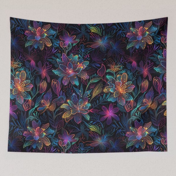 Item preview, Neon Flowers designed and sold by CoolPixels.