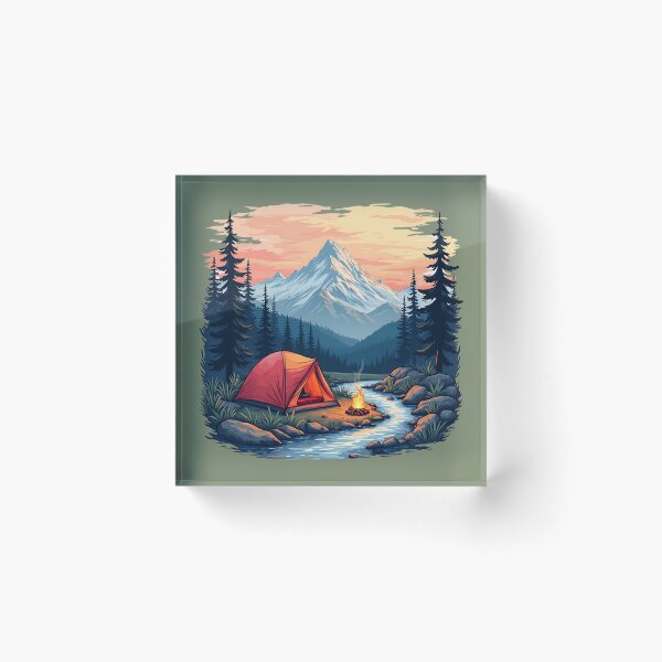 Item preview, Bivouac - Wild camping in the wilderness designed and sold by Danh Style.