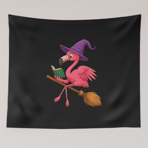 Item preview, Flamingoween Halloween Pink designed and sold by facegm.