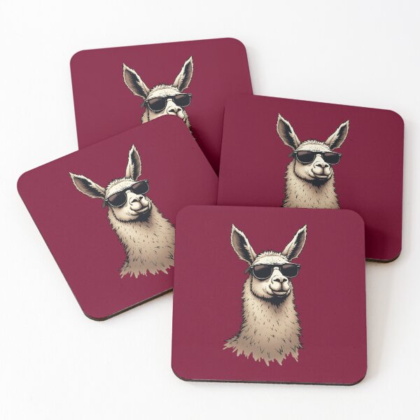 Item preview, Llama wearing sunglasses designed and sold by Danh Style.