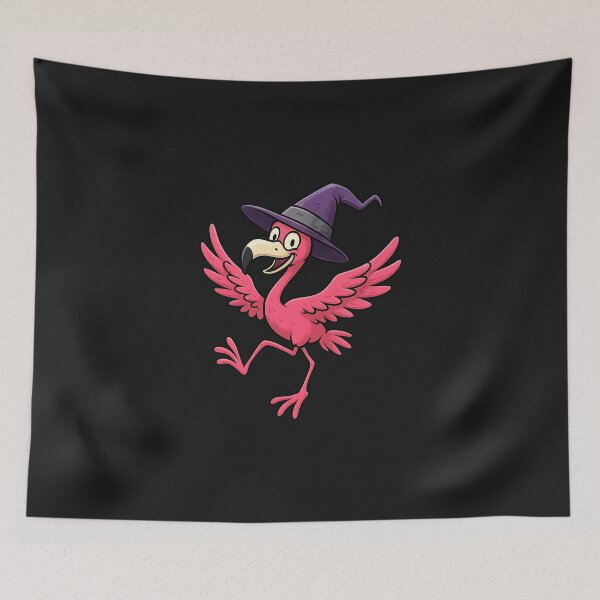 Item preview, Flamingoween Halloween Pink  designed and sold by facegm.