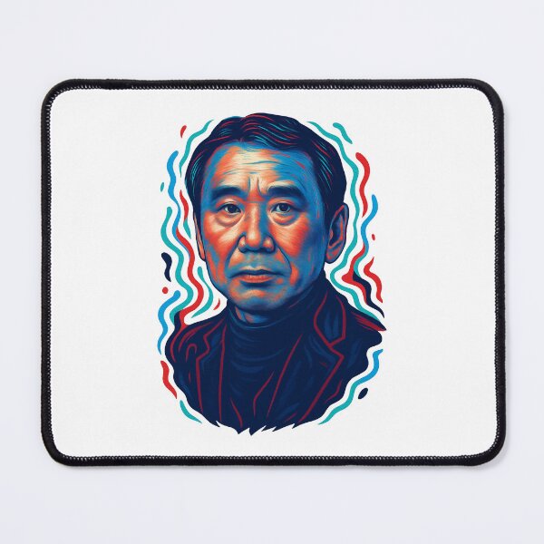 Item preview, Haruki Murakami Portrait-RGB colors designed and sold by RemonMichel.