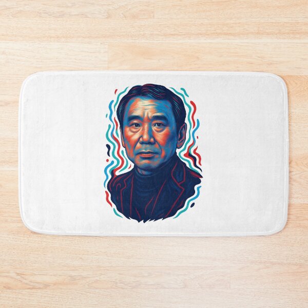 Item preview, Haruki Murakami Portrait-RGB colors designed and sold by RemonMichel.