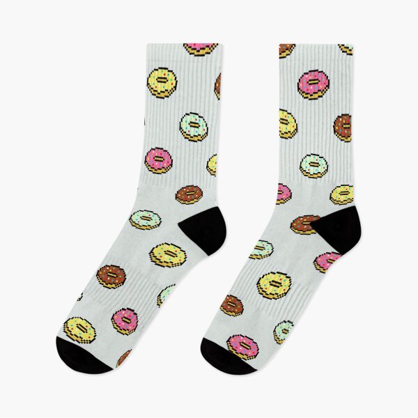 Item preview, Pixel Doughnut Pattern designed and sold by SpaceAlienTees.