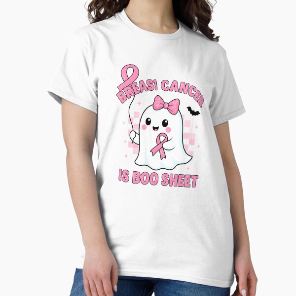 Item preview, Breast Cancer Is Boo Sheet Funny Ghost Halloween Pink Ribbon designed and sold by facegm.